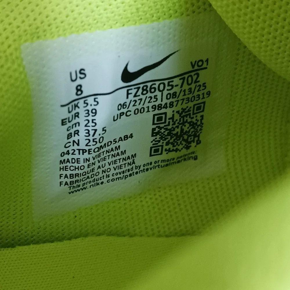 Nike A'One Lem And Lime Barely Volt White Women's Basketball Sneakers Shoes Sz 8